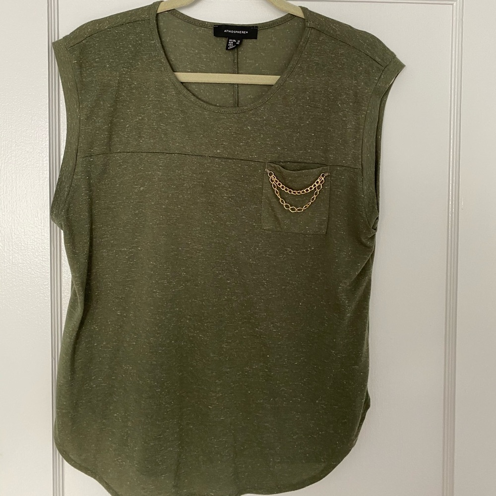 Green Pocket Top